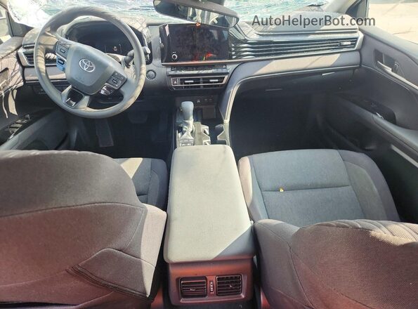 4T1DAACK1SU626374 2025 TOYOTA CAMRY Black Dashboard view
