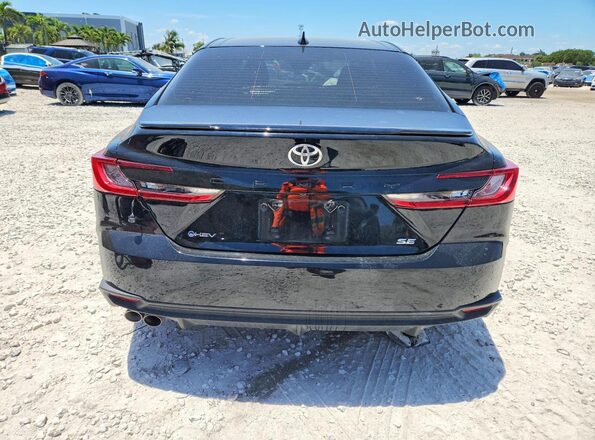 4T1DAACK1TU241706 2026 TOYOTA CAMRY Black Հետևի տեսք