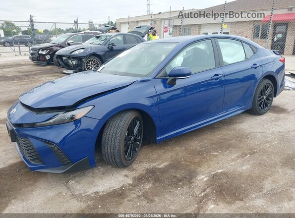 4T1DAACK1TU292154 2026 TOYOTA CAMRY Blue წინა მარცხენა ხედი სამი მეოთხედიდან