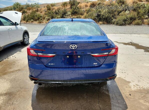 4T1DAACK2SU036023 2025 TOYOTA CAMRY Blue Rear view