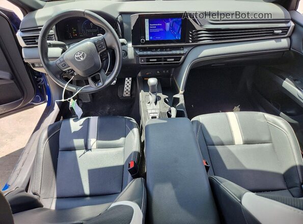 4T1DAACK2SU036023 2025 TOYOTA CAMRY Blue Dashboard view
