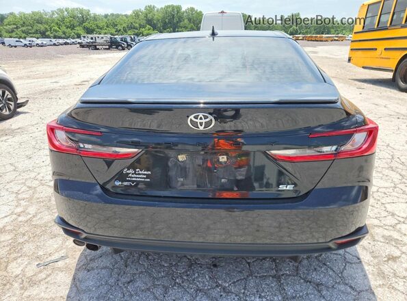 4T1DAACK2SU036331 2025 TOYOTA CAMRY Black Вид ззаду