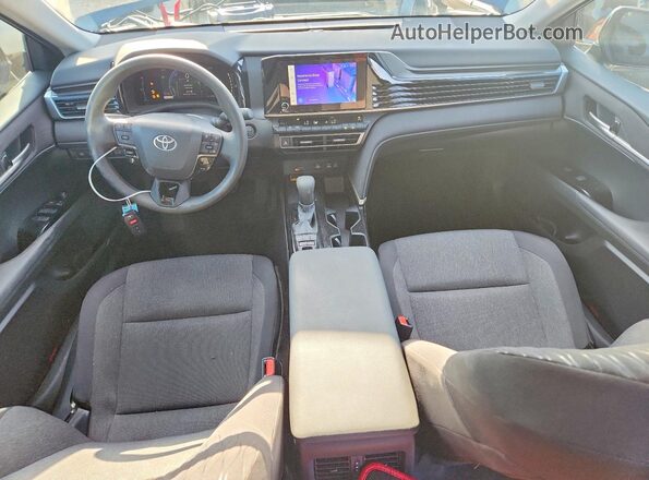 4T1DAACK2SU041237 2025 TOYOTA CAMRY Gray Dashboard view
