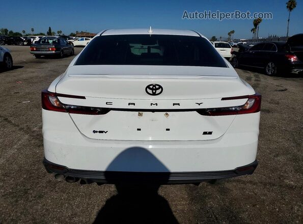 4T1DAACK2SU062444 2025 TOYOTA CAMRY White Vista trasera