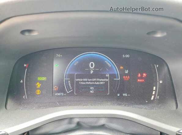 4T1DAACK2SU085044 2025 TOYOTA CAMRY Белый Вид щитка приборов
