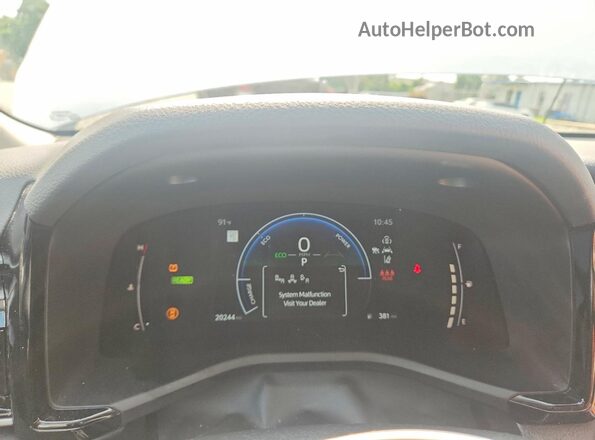 4T1DAACK2SU095766 2025 TOYOTA CAMRY Белый Вид щитка приборов