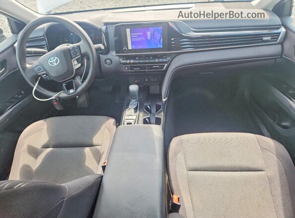 4T1DAACK2SU095766 2025 TOYOTA CAMRY Белый Вид панели приборов