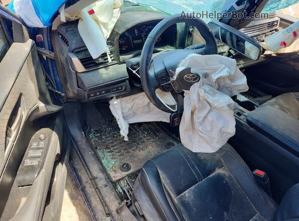 4T1DAACK2SU103719 2025 TOYOTA CAMRY Blue Dashboard view
