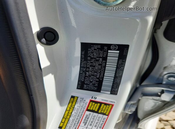 4T1DAACK2SU116678 2025 TOYOTA CAMRY White VIN sticker view