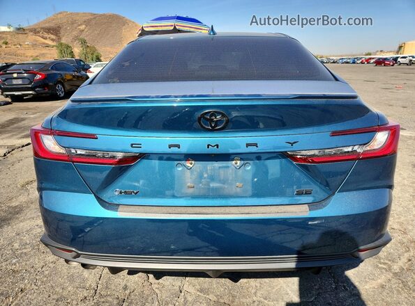 4T1DAACK2SU119130 2025 TOYOTA CAMRY Blue Հետևի տեսք