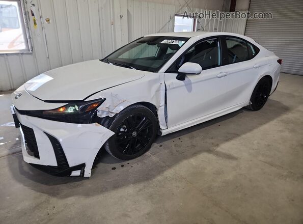 4T1DAACK2SU168313 2025 TOYOTA CAMRY White VIN կոդի պիտակի տեսք