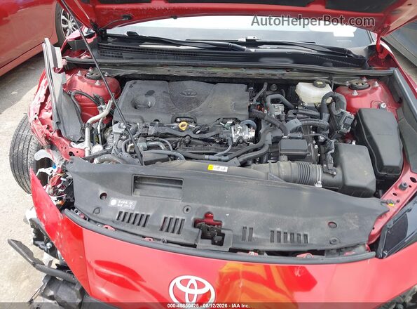 4T1DAACK2SU195852 2025 TOYOTA CAMRY Red უკანა ხედი