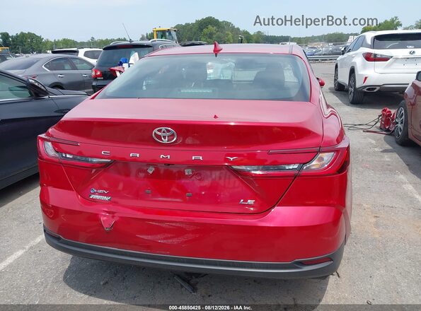 4T1DAACK2SU195852 2025 TOYOTA CAMRY Red 