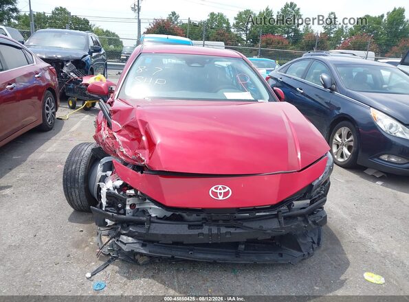 4T1DAACK2SU195852 2025 TOYOTA CAMRY Red ხელსაწყოთა პანელის ხედი