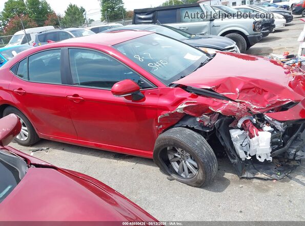 4T1DAACK2SU195852 2025 TOYOTA CAMRY Red უკანა სალონის ხედი