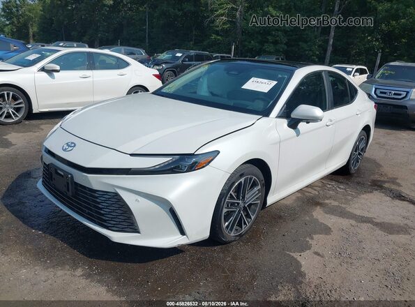 4T1DAACK2SU200466 2025 TOYOTA CAMRY White Առջևի ձախ երեք քառորդ տեսարան