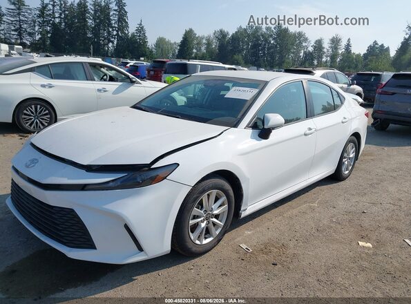 4T1DAACK2SU501352 2025 TOYOTA CAMRY White Przód lewy