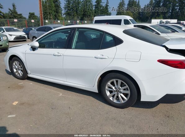 4T1DAACK2SU501352 2025 TOYOTA CAMRY White 
