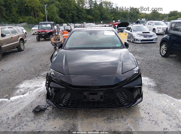 4T1DAACK2SU537977 2025 TOYOTA CAMRY Black Widok zestawu wskaźników