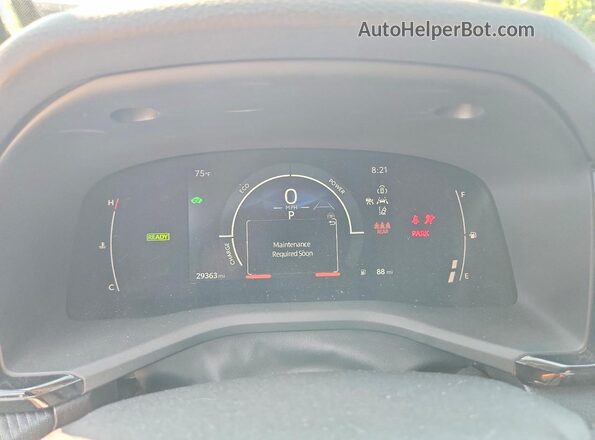 4T1DAACK2SU538496 2025 TOYOTA CAMRY Gray Вид щитка приладів
