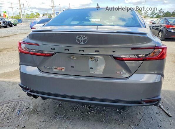 4T1DAACK2SU539518 2025 TOYOTA CAMRY Charcoal Հետևի տեսք