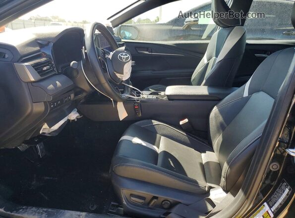 4T1DAACK2SU564984 2025 TOYOTA CAMRY Black Вид салону спереду