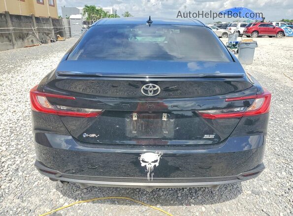 4T1DAACK2SU568257 2025 TOYOTA CAMRY Black Vista trasera