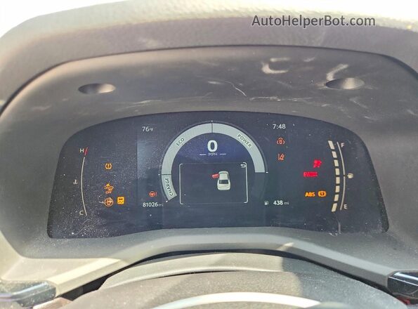 4T1DAACK2SU586726 2025 TOYOTA CAMRY Black Instrument cluster view