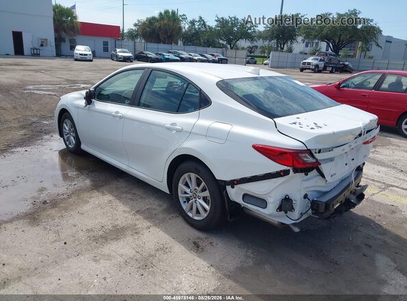 4T1DAACK2TU225806 2026 TOYOTA CAMRY White Trasero izquierdo