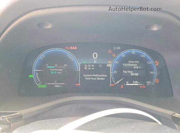 4T1DAACK2TU301251 2026 TOYOTA CAMRY Серый Вид щитка приборов