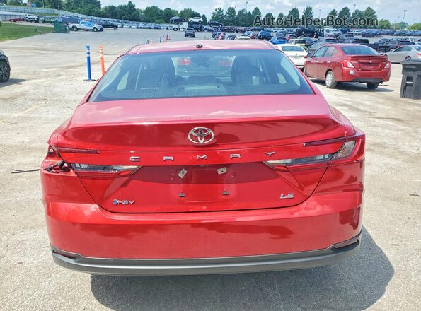 4T1DAACK2TU303534 2026 TOYOTA CAMRY Red უკანა ხედი