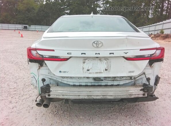 4T1DAACK3SU002186 2025 TOYOTA CAMRY White Вид ззаду