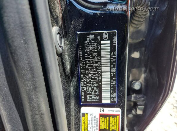 4T1DAACK3SU006819 2025 TOYOTA CAMRY Черный Вид подкапотного пространства