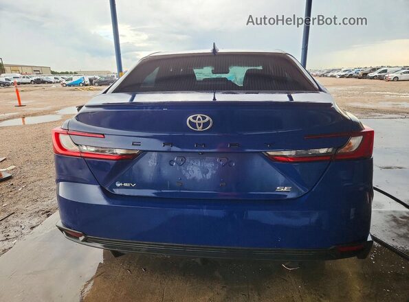 4T1DAACK3SU014189 2025 TOYOTA CAMRY Синий Вид сзади
