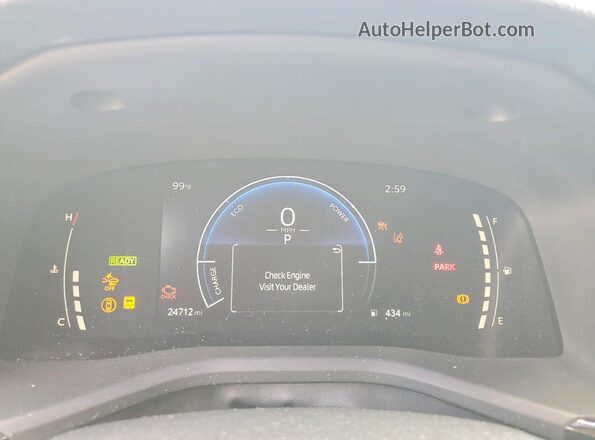 4T1DAACK3SU022955 2025 TOYOTA CAMRY Серый Вид щитка приборов