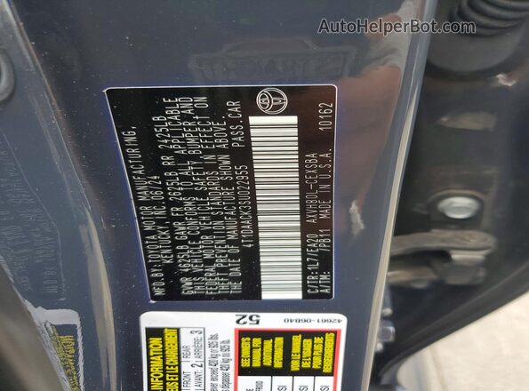 4T1DAACK3SU022955 2025 TOYOTA CAMRY Серый Вид подкапотного пространства
