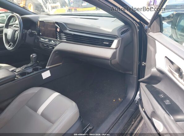 4T1DAACK3SU067510 2025 TOYOTA CAMRY Black Вид салону спереду