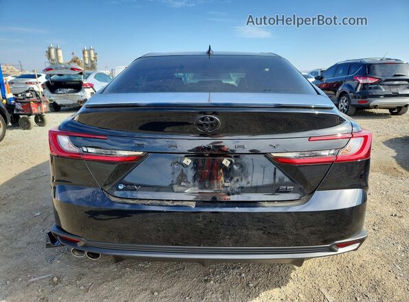 4T1DAACK3SU122893 2025 TOYOTA CAMRY Black Вид ззаду