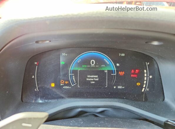4T1DAACK3SU200430 2025 TOYOTA CAMRY Красный Вид щитка приборов