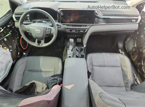 4T1DAACK3SU500792 2025 TOYOTA CAMRY Black წინა პანელის ხედი