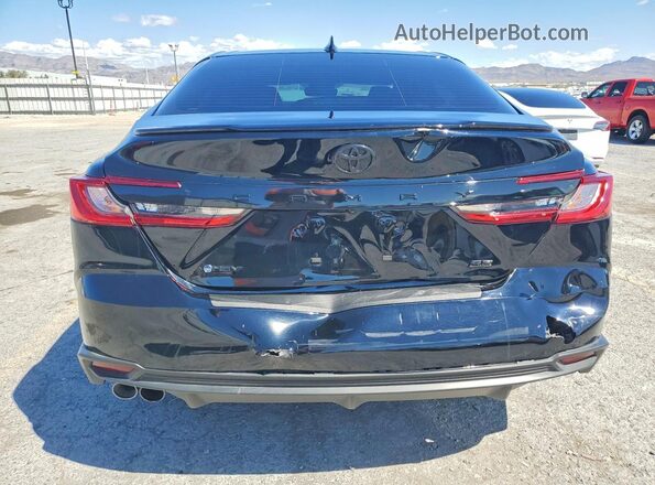 4T1DAACK3SU630703 2025 TOYOTA CAMRY Black Հետևի տեսք