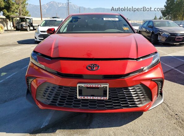 4T1DAACK3TU274139 2026 TOYOTA CAMRY Red Vista frontal
