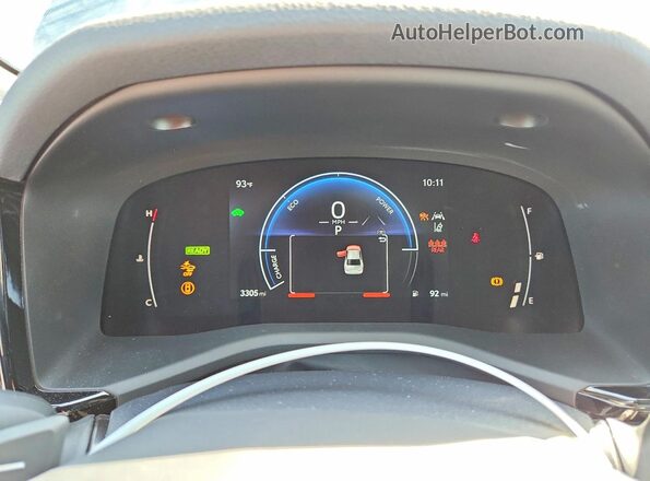 4T1DAACK3TU277090 2026 TOYOTA CAMRY Blue ხელსაწყოთა პანელის ხედი