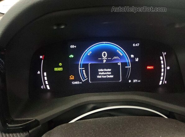 4T1DAACK3TU682463 2026 TOYOTA CAMRY Gray Instrument cluster view