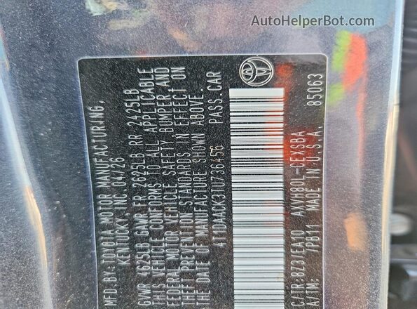 4T1DAACK3TU736456 2026 TOYOTA CAMRY Gray Widok komory silnika