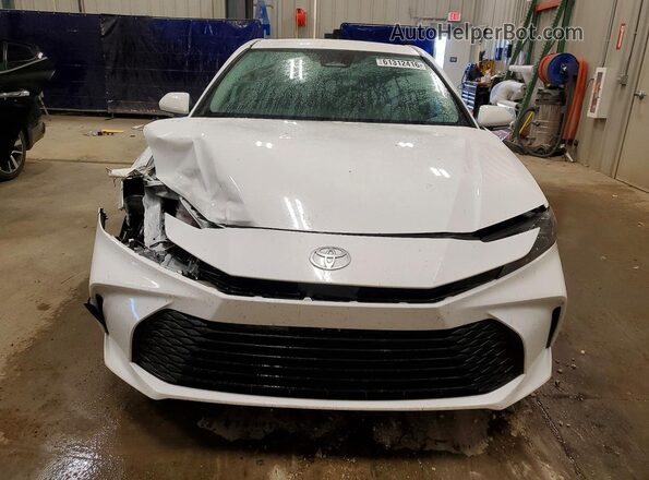 4T1DAACK4SU025704 2025 TOYOTA CAMRY White წინა ხედი