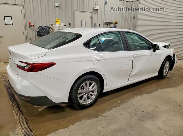 4T1DAACK4SU025704 2025 TOYOTA CAMRY White უკანა მარჯვენა