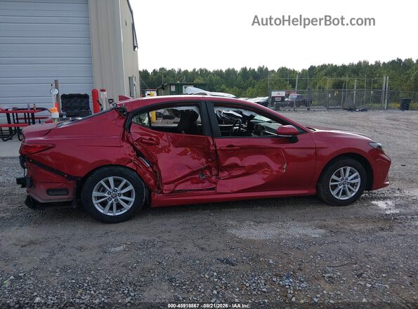 4T1DAACK4SU042163 2025 TOYOTA CAMRY Red Vista frontal