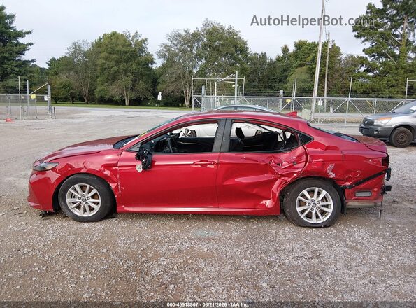 4T1DAACK4SU042163 2025 TOYOTA CAMRY Red Vista interior trasera