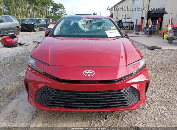 4T1DAACK4SU042163 2025 TOYOTA CAMRY Red Vista del salpicadero